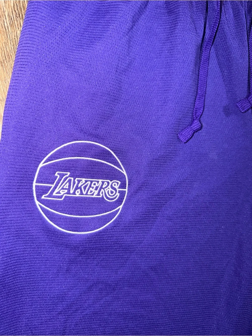 Nike Sportswear LA Lakers NBA Dri-FIT Basketball Shorts Medium Purple Yellow